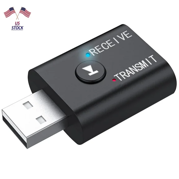BRICK- 2 In1 Usb Bluetooth 5.0 Audio Transmitter Receiver Adapter For Mp3/Cd Player C