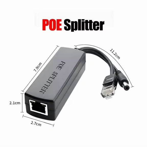 BRICK- 48V To 12V 2A Poe Splitter Adapter Ieee 802.3Af For Ip Camera, Voip Phone, Ap