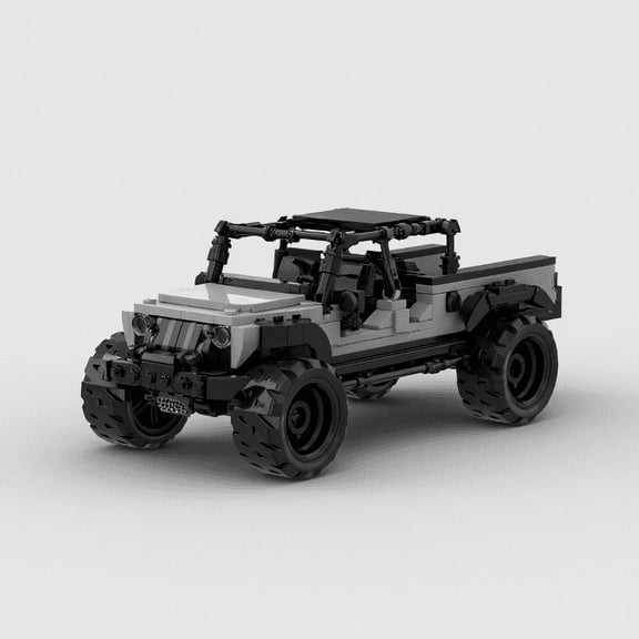 BRICK JEEP Gladiator Off road Vehicle SUV Brick Building compatible with LEGO Blockracing sports car Speed Champion - 575 Pieces