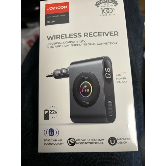 BRICK- Joyroom Jr-Cb1 Wireless Receiver W/Bt 5.3 Hifi Universal Compatibility Led Power