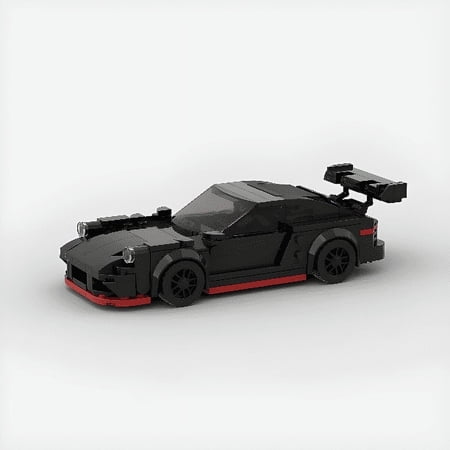 BRICK Porsche 911 GT3 RS Super Car Toy Model Building compatible with LEGO CAR Kit, Great Gift - 313 Pieces