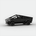thumbnail image 1 of BRICK Tesla CyberTruck Black Electric Car Compatible with Lego Car Toys, Building Brick Kit - 196 Pieces, 1 of 5