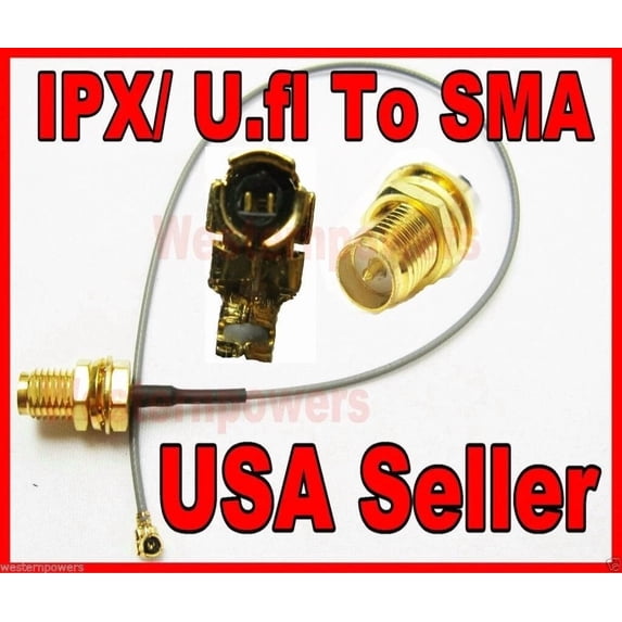 BRICK- U.Fl Ipx To Rp-Sma Male Pigtail Cable For Wifi Wireless