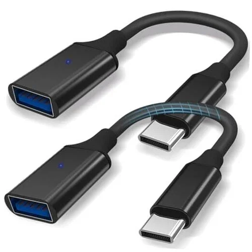 BRICK- Usb C To Usb 3.0 Adapter 2 Pack, Type C Male To Usb Female Otg Cable