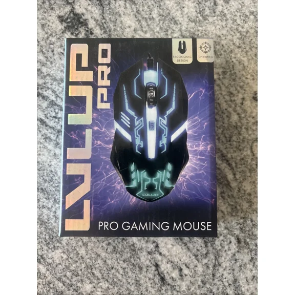 BRICK- Vivitar Lvlup Pro Gaming Mouse With Dpi Switch Lu737 Ergonomic Design B12-10