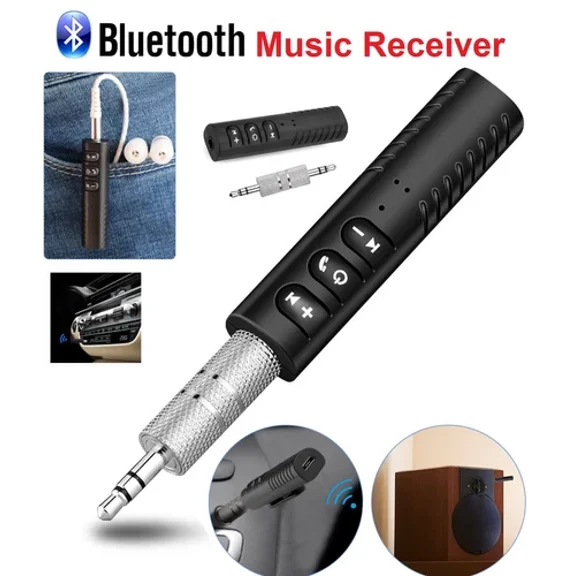 BRICK- Wireless Bluetooth Receiver 3.5Mm Aux Audio Stereo Music Home Car Adapter Kit