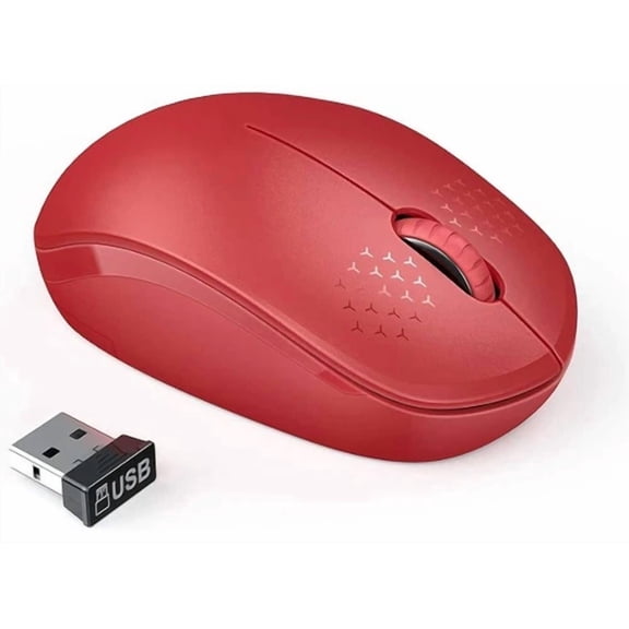 BRICK- Wireless Mouse, 2.4G Noiseless Mouse With Usb Receiver Portable Computer Mice