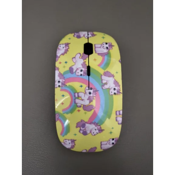 BRICK- Wireless Mouse 2.4Ghz Computer Mice Usb Receiver For Pc Laptop Hand Drawn Floral
