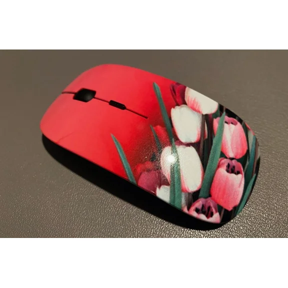 BRICK- Wireless Mouse Computer Mice 2.4Ghz Usb Receiver For Laptop Image Burning Ball
