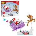 thumbnail image 1 of Brickcraft Rudolph the Red-Nosed Reindeer Santa’s Sleigh Brick Building Kit (586-Piece Set), Holiday Collectible, Christmas Display, Festive Brick Toy, 1 of 11
