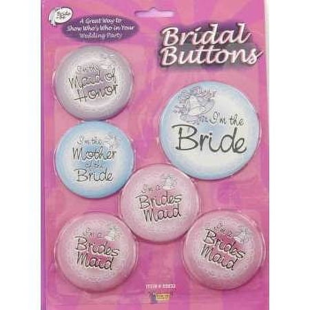 BRIDAL BUTTON SET (6/CARD)