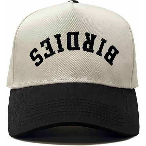 BRIDES Upside Down Hat, Funny Bachelorette Trucker Cap, Embroidered Bride Gift for Wedding Party, Retro Snapback Hat for Bridal Shower or Girls Trip