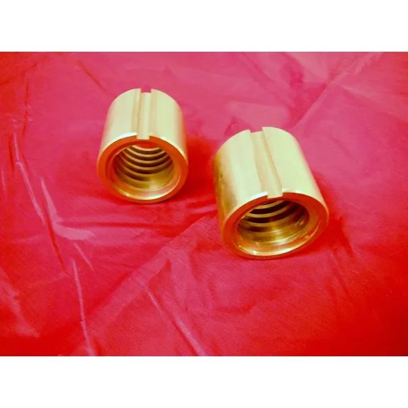 BRIDGEPORT MILL PART, J head milling machine LONGITUDINAL FEED NUT 2PC M1069-2