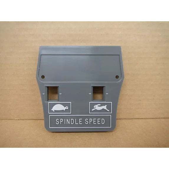 BRIDGEPORT MILL PART, milling machine SPINDLE SPEED PLATE 1182901 M1478