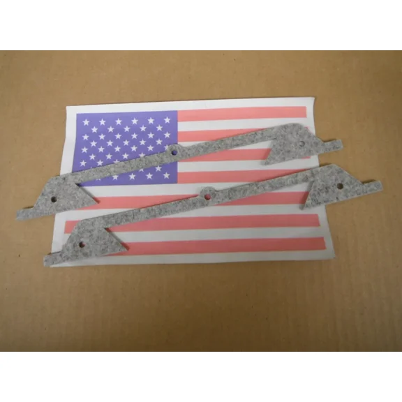 BRIDGEPORT MILL die cut not laser cut (2) FELT SADDLE KNEE WAY WIPERS M1602 1602