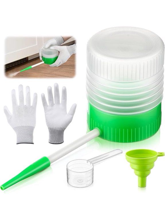 - Diatomaceous Earth Powder Duster Kit with Scoop Funnel and Gloves