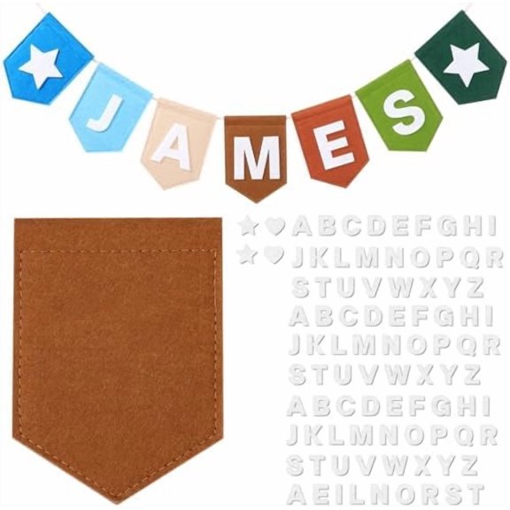 BRIG- Personalized Baby Name Banner Custom Letters Banner Name