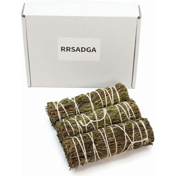 BRIG- Rosemary Smudge Sticks  4-Inch Three Pack | Natural Rosemary Bundles for Home Fragrance, Meditation, Rituals, and Cleansing