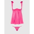 thumbnail image 1 of BRIGETA SATIN OPEN CUP BABYDOLL & G-STRING SET, 1 of 1