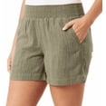 thumbnail image 1 of BRIGGS Ladies Linen Blend Shorts Womens PULL on Comfort Waistband NWT (1753531), 1 of 2