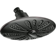 BRIGHT SHOWERS 11 Inch Rain Shower Head High Pressure Rainfall Showerhead for Bathroom, Adjustable Brass Swivel Ball Joint, 2 Spray Settings, Easy Tool Free Installation, Oil-Rubbed Bronze