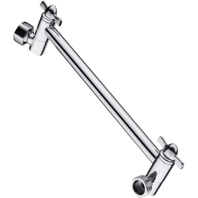 BRIGHT SHOWERS Brass Shower Head Extension Arm for Rain and Handheld