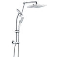 BRIGHT SHOWERS Rain Shower Heads System, Rainfall Shower Head with
