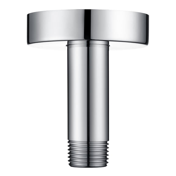 BRIGHT SHOWERS Shower Arm with Flange for Rainfall Shower Head, 3 Inch Ceiling Mount Straight Arm, Replacement Extension Pipe, Heavy-Duty Stainless Steel, Rust-Resistant, 1/2" NPT, Chrome
