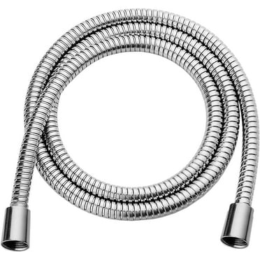 BRIGHT SHOWERS Shower Hose For Hand Held Shower Heads, 69 Inches Cord Extra Long Stainless Steel Hand Shower Hose, Ultra-Flexible Replacement Part with Brass Insert, Polished Chrome