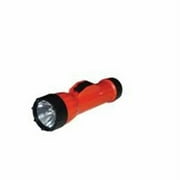 Orange LED Handheld Flashlight, Alkaline D, 50lm 15460