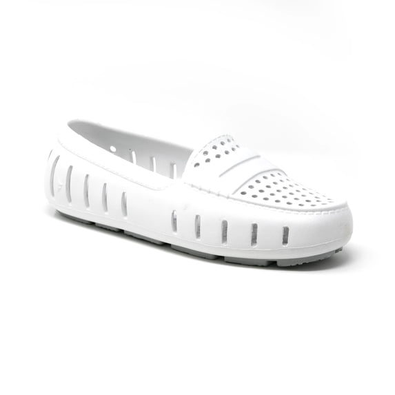 Floafers Posh Driver 2.0 Bright White/Harbor Mist Gray 10 M