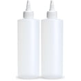 thumbnail image 1 of BRIGHTFROM Condiment Squeeze Bottles, 12 OZ Empty Squirt Bottle with Twist Top Cap, Leak Proof - Great for Ketchup, Mustard, Syrup, Sauces, Dressing, Oil, Arts and Crafts, BPA FREE Plastic - 2 PACK, 1 of 8