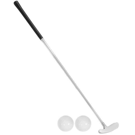 BRIGHTFUFU 1 Set Golf Training Balls Portable Golfs Putter Aluminium Alloy Reusable Round