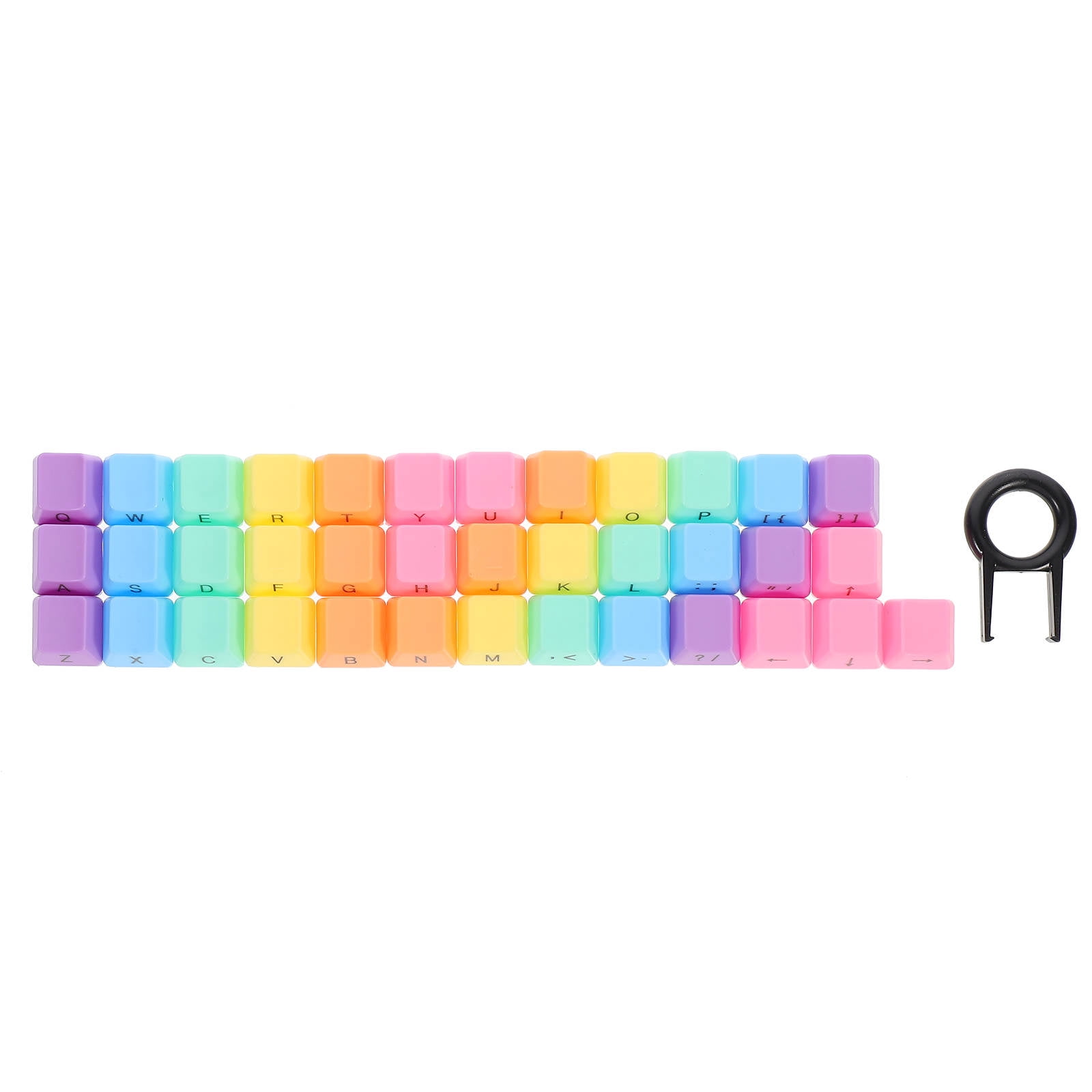 BRIGHTFUFU 1 Set Mechanical Keyboard Keycaps Durable and Decorative Key ...