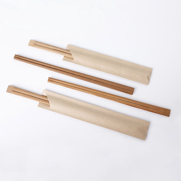 BRIGHTFUFU 100Pcs Cutlery Packets Rectangular Paper Waterproof Storage for Chopsticks Tableware BBQ Picnic