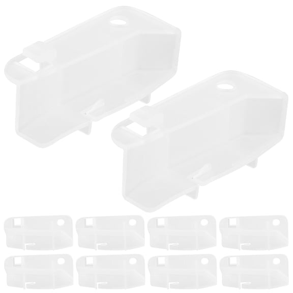BRIGHTFUFU 100Pcs Lamp Fixed Clamps for Ceiling Lamp Fixtures with Thermal Expansion Protection