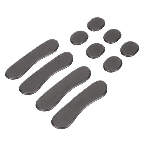 BRIGHTFUFU 10Pcs Black Drum Dampeners for Drums and Percussion 3.93X0.79X0.20in