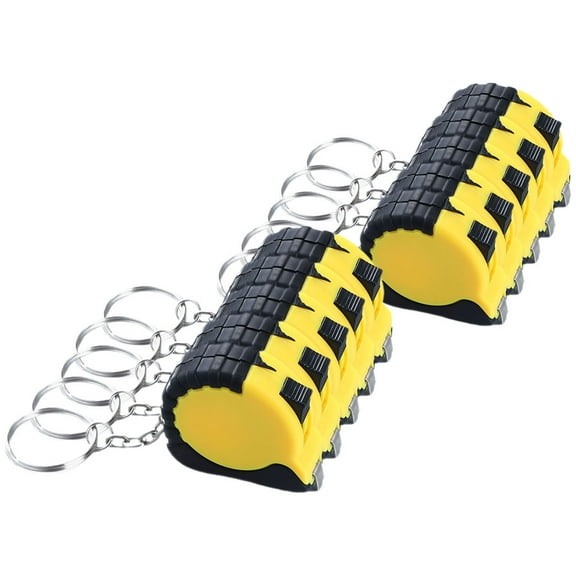 BRIGHTFUFU 10Pcs Mini Tape Ruler for Sewing and Carpentry 5x5cm