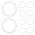 thumbnail image 1 of BRIGHTFUFU 10-Pack Bathroom Sink Mounting Sealing Gaskets, Kitchen Basin Drain Seal Washer for Leak Prevention, 1 of 8
