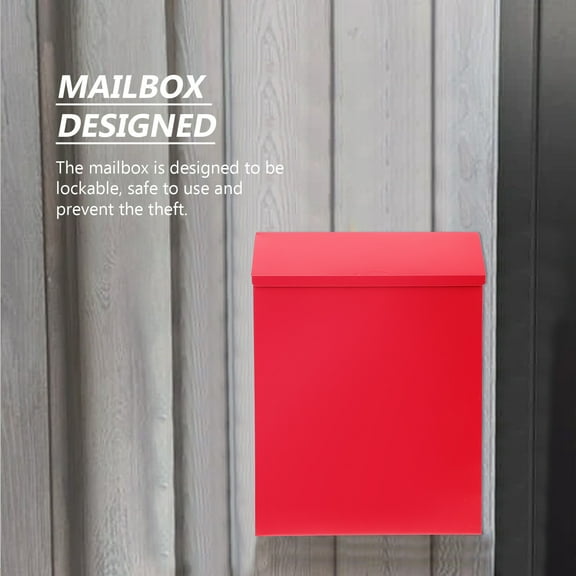 BRIGHTFUFU 1Pack Contemporary Mailbox In For Yard With