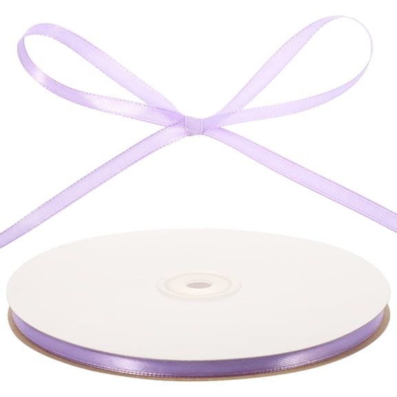 BRIGHTFUFU 1Pack Lavender Polyester Ribbon for Hair Decoration and present Wrapping