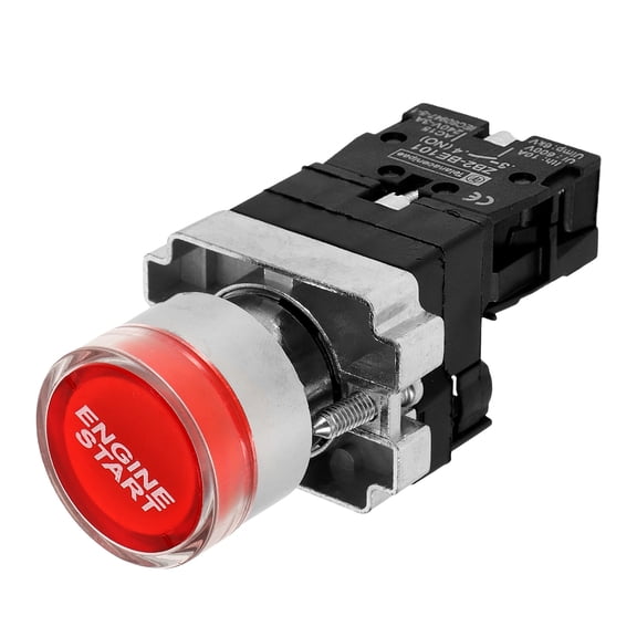 FUEENIRVA Universal Push Button Starter Switch Black Ignition for Cars Interior