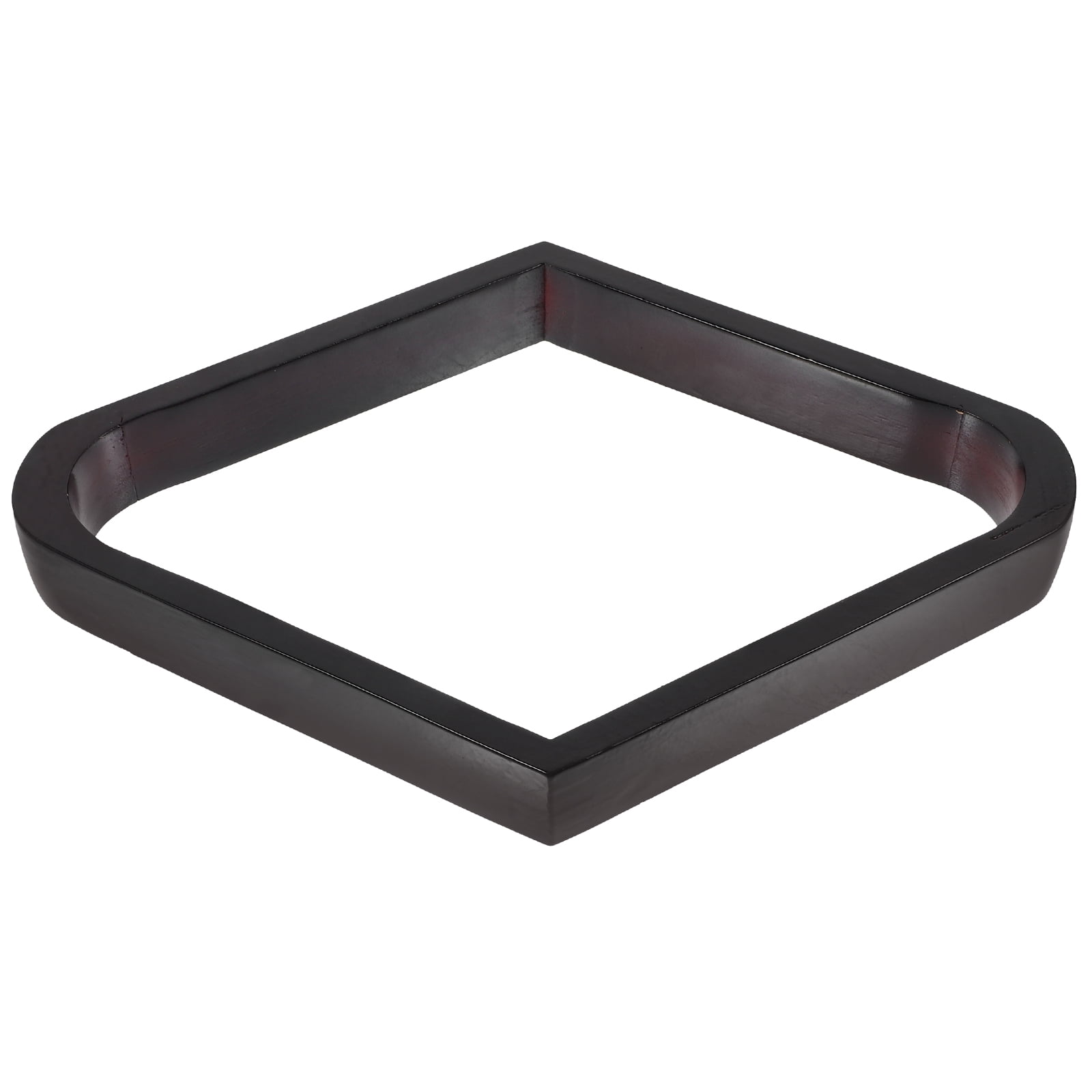 BRIGHTFUFU 1Pcs Wood Billiard Rack Rhombus Shape Style Black Color For ...
