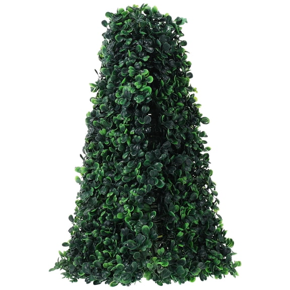 BRIGHTFUFU 1Set Artificial Plant Grass Tower For Home Decor Plant Lovers