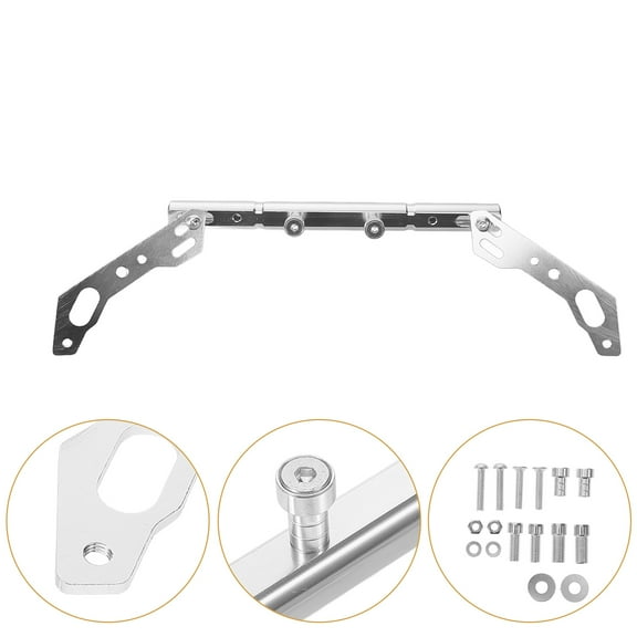 FUEENIRVA Universal Motorcycle Handlebar Balance Lever Aluminum Alloy Silver