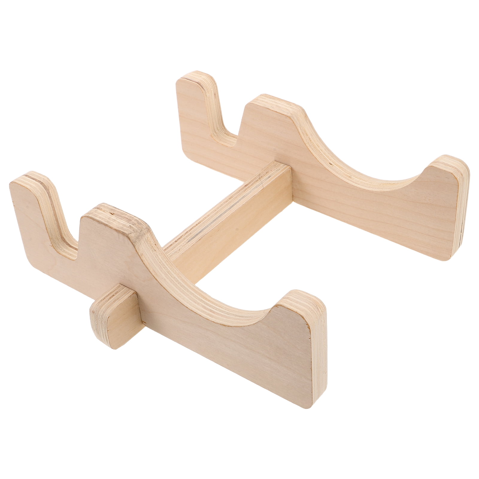BRIGHTFUFU 1Set Khaki Wood Skateboard Rack Floor Stand for Display of ...