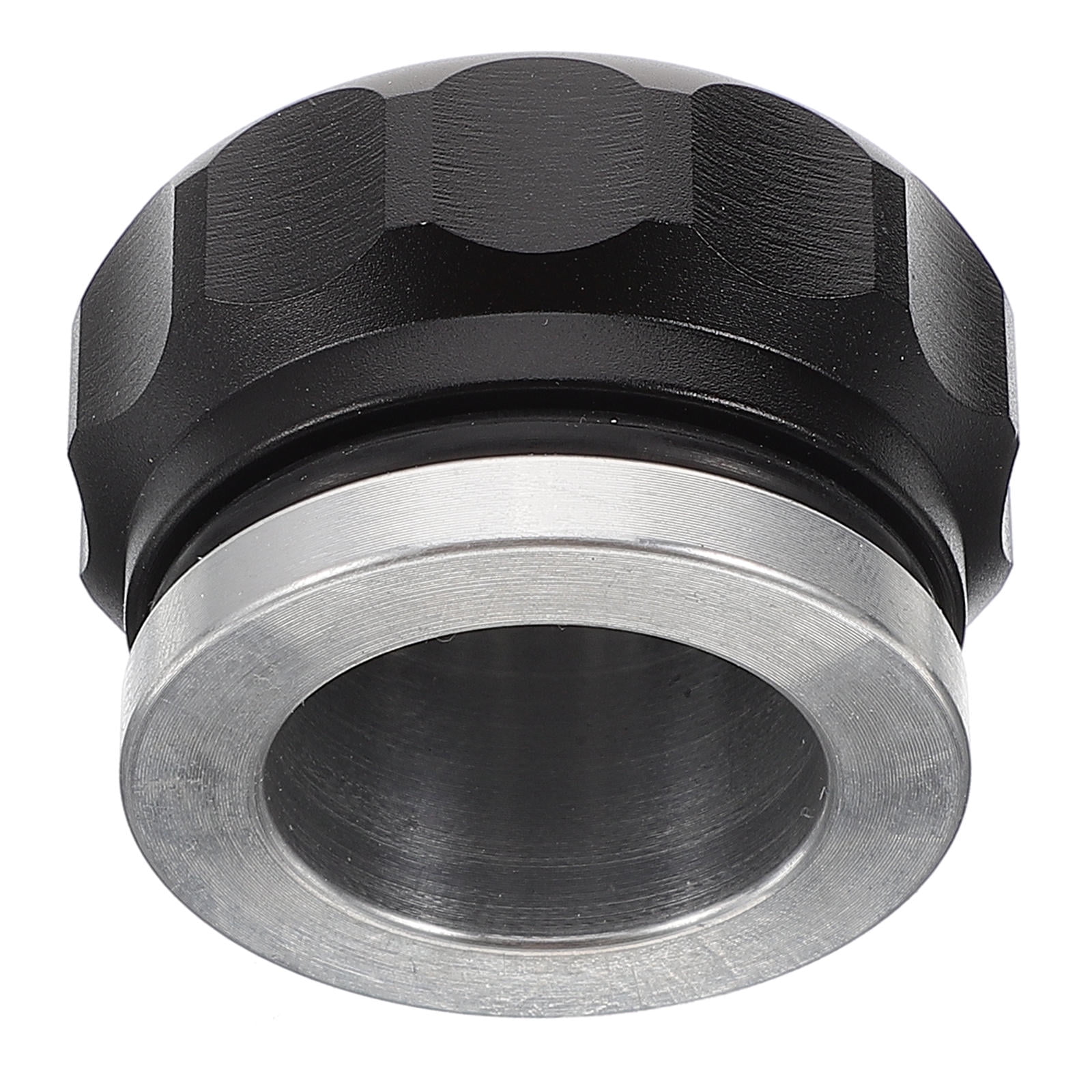 BRIGHTFUFU 1Set Round Black Aluminum Alloy Car Cap for Automotive Oil ...