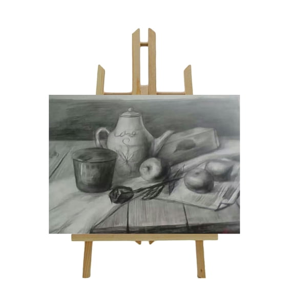 BRIGHTFUFU 1Set Small Size Drawing Stand for Students in Home Khaki Color