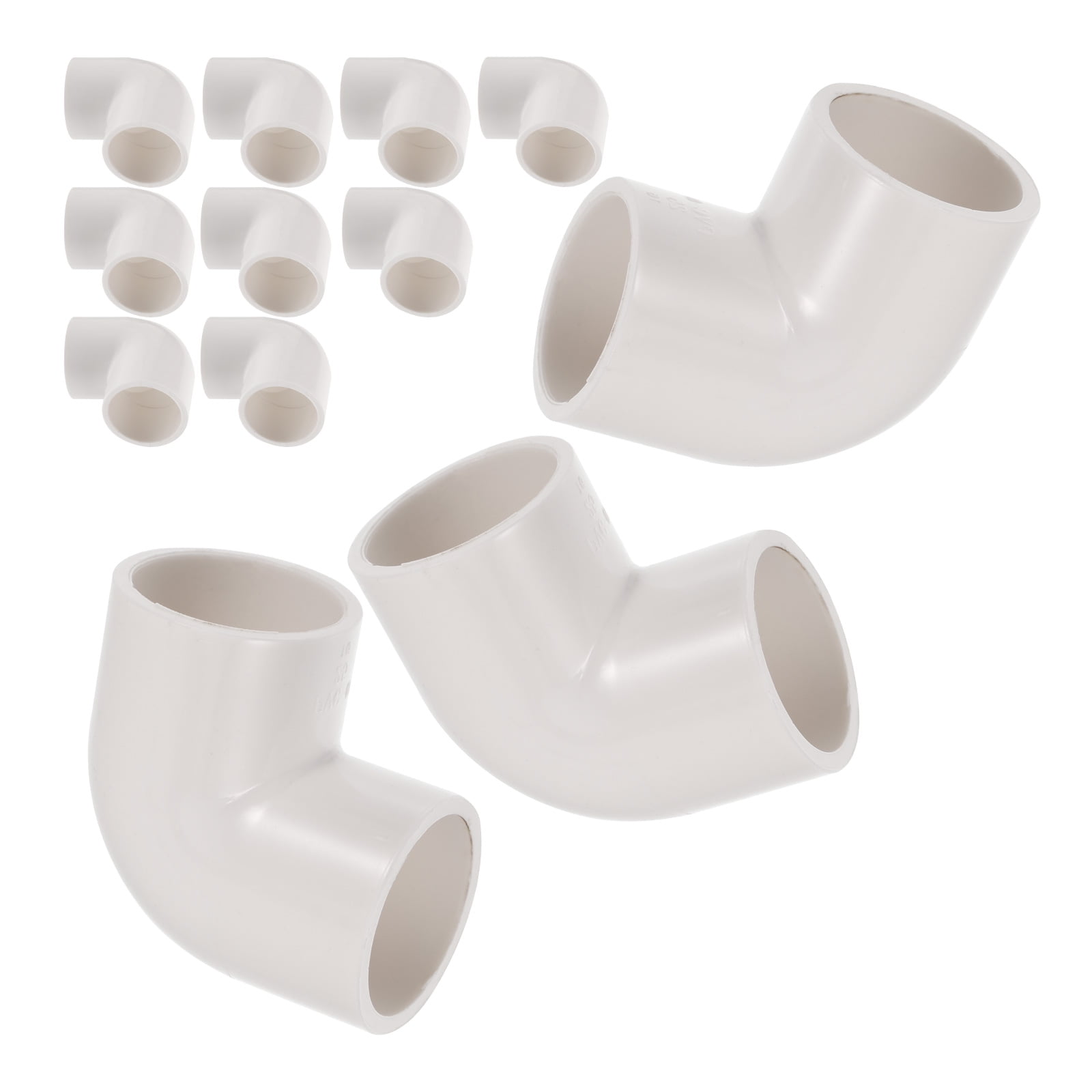 BRIGHTFUFU 20Pcs Threaded PVC Fittings for Farming and Gardening Square ...