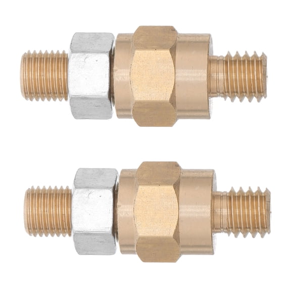 BRIGHTFUFU 2 Pcs Brass Side Post Battery Terminal Bolts, Automotive Battery Adapter Extension for Easy Installation